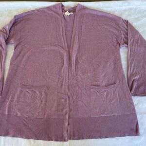 Terra & Sky Lavender Cardigan woman’s 0x